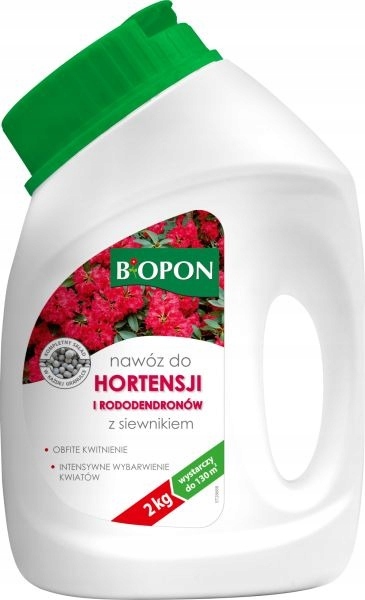 BOPON Nawóz hortensja rododendron z SIEWNIKIEM 2kg Producent Biopon