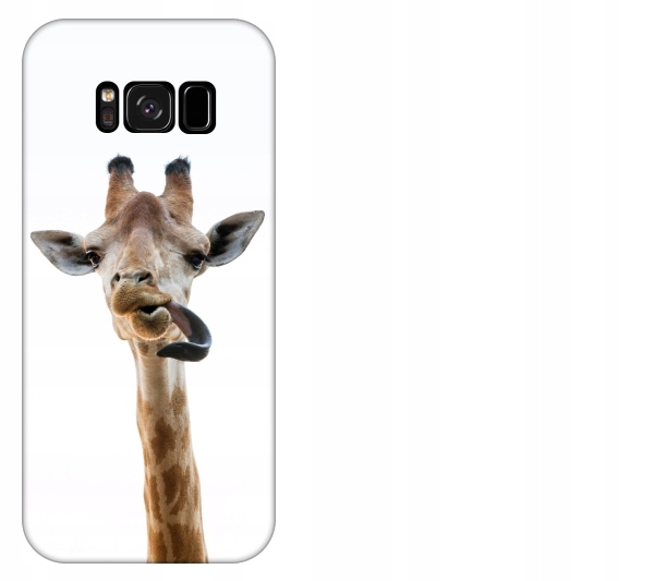 

Etui pokrowiec Samsung Galaxy S8 Żyrafa smieszne z