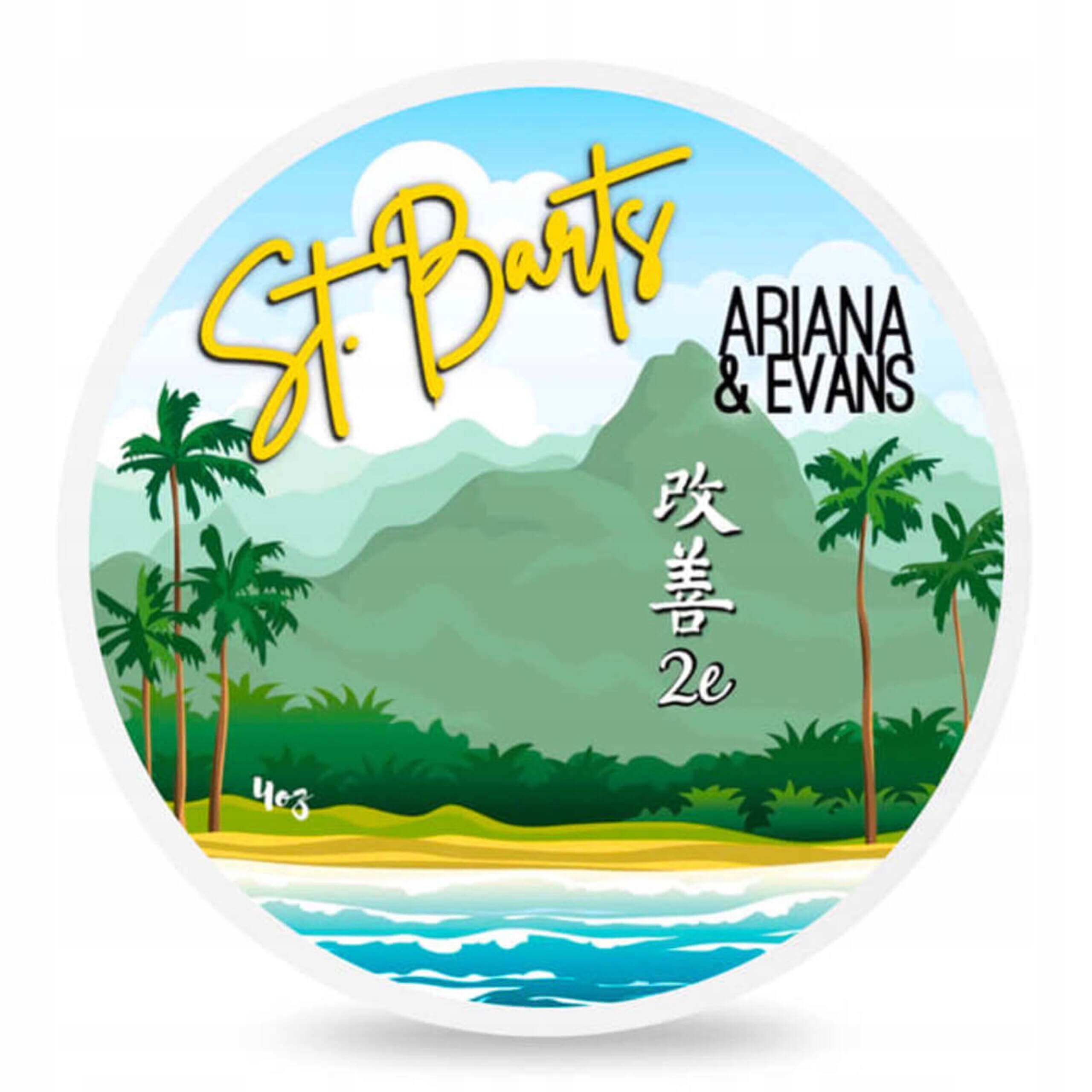Ariana & Evans Shaving Cream St Barts krém na holení 118 ml