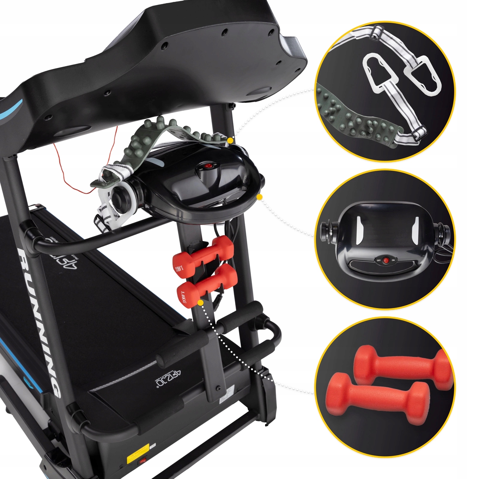 BIEŻNIA ELEKTRYCZNA DOMOWA SKŁADANA REGULACJA WZNIOS AMORTYZACJA FALCO S+ Rodzaj elektryczna