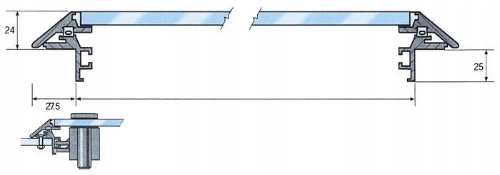 OKNO POKŁADOWE FLUSHLINE 450X320 MM Producent Gebo