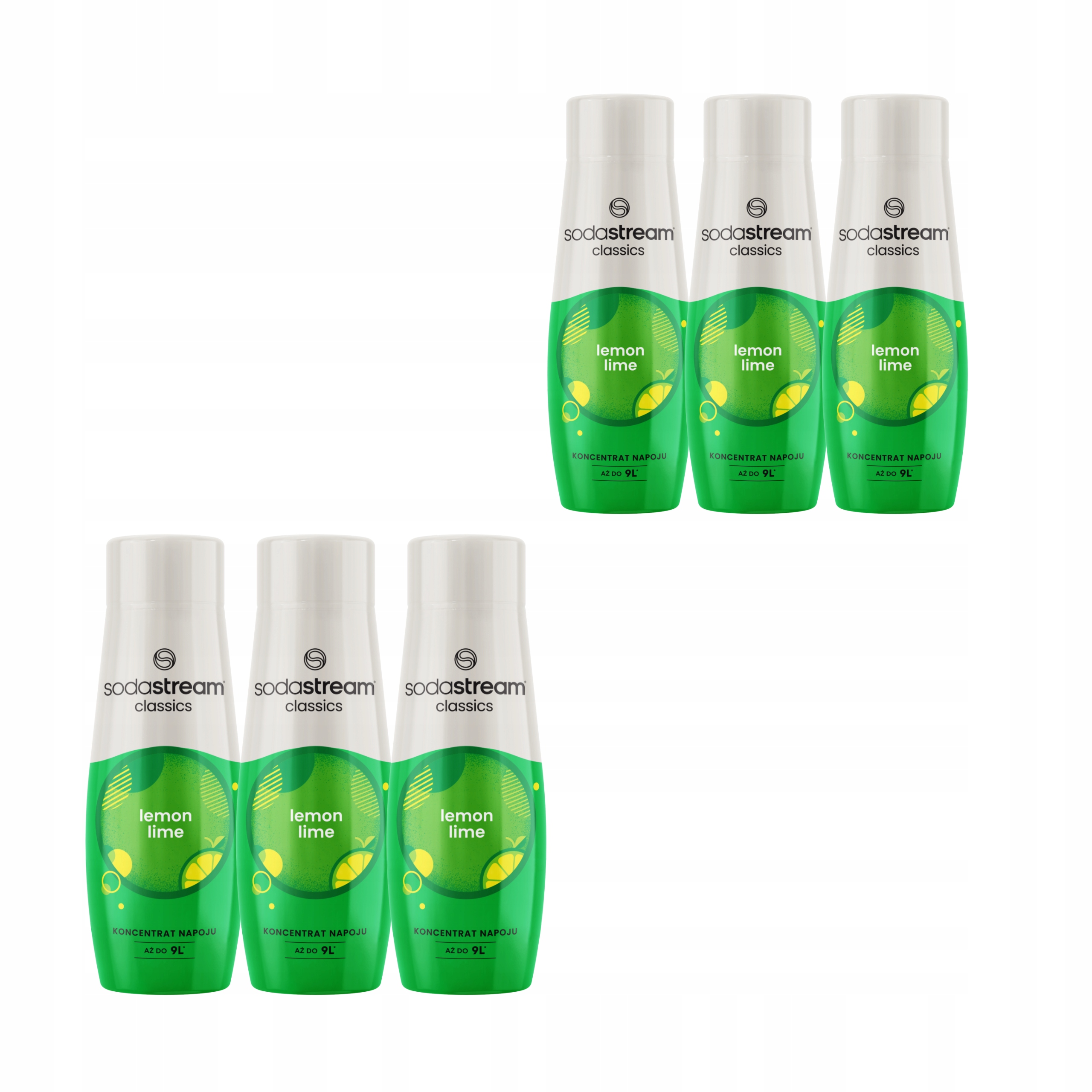 Koncentrát Do Vody Citron-limetka 440 ML Sirup Sodastream Do Saturátoru x6