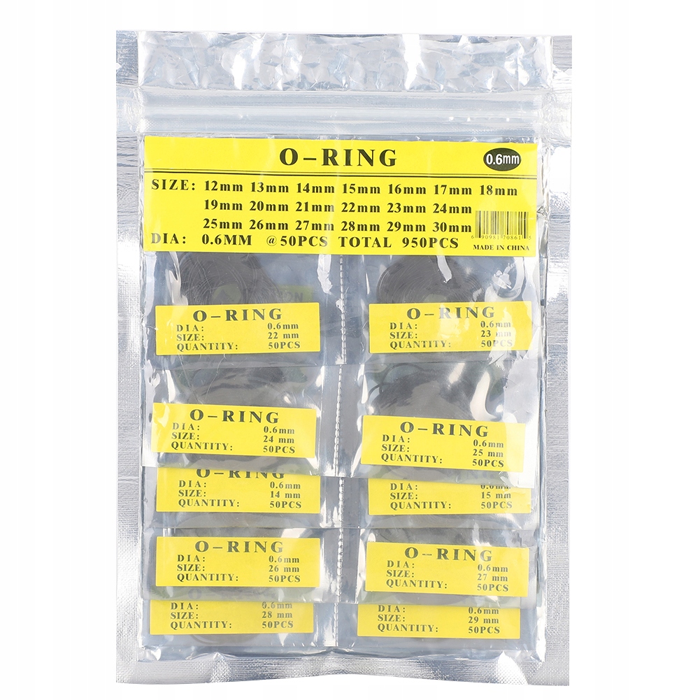 УПЛОТНИТЕЛЬНОЕ КОЛЬЦО ДЛЯ ЧАСОВ 0,6 ММ 12-30 ММ