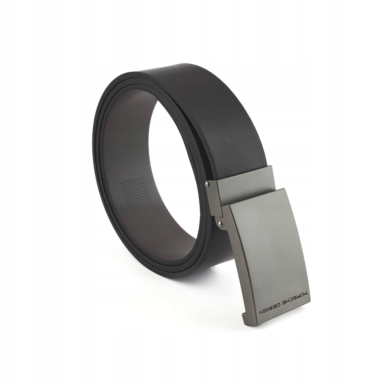 Pásek Business Belt Plate 120 cm kožený černý