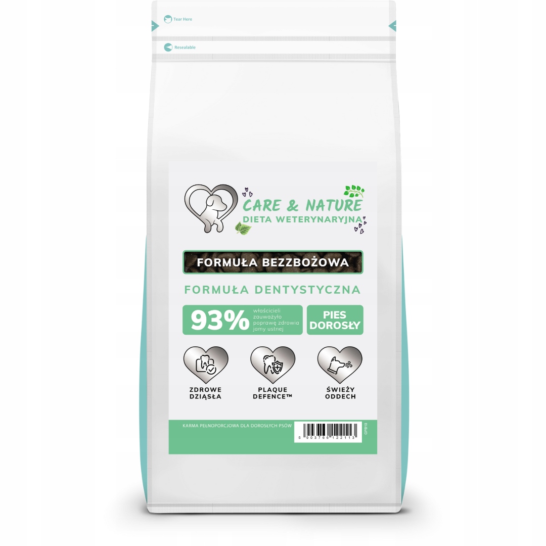 Levně Care and Nature Veterinární dieta Zubní formule 10 kg