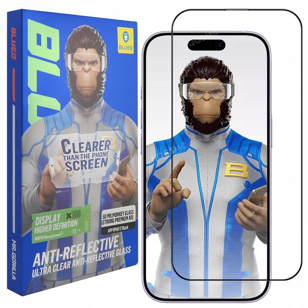 Szkło Antyrefleksyjne Blueo Mr Monkey Ar do Apple iPhone 17