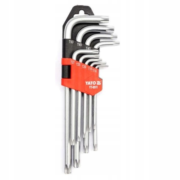 

Zestaw Klucze Imbusowe Torx t10-t50 9 el.