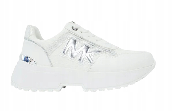 Michael Kors Bílé Sportovní Boty Se Stříbrnými Akcenty 35 T6I