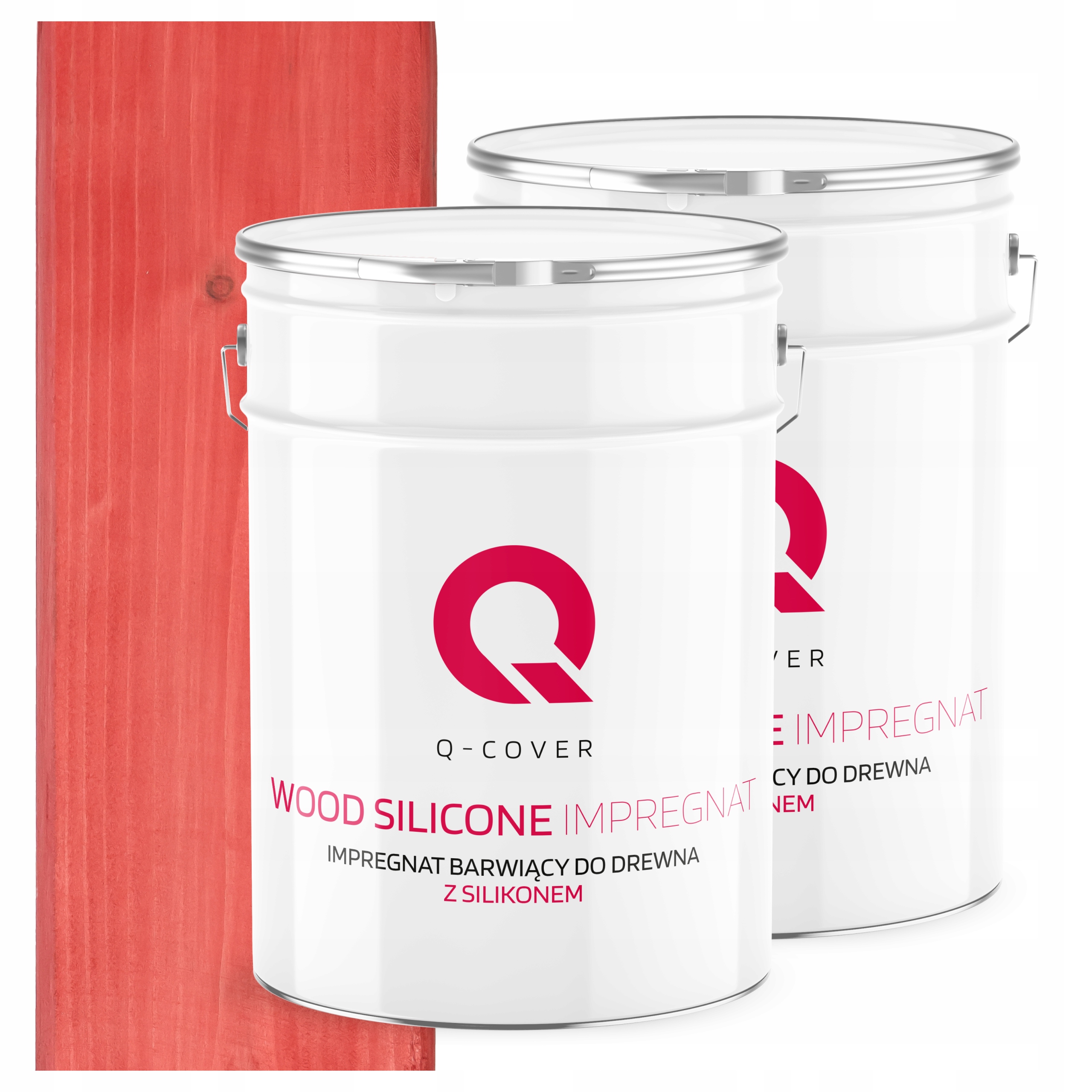 Impregnácia Na Drevo Extra Farba S Ochranným Silikónom Farby Trvanlivá Ružová 10 L