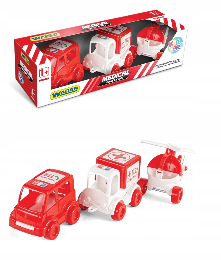 

Zestaw pojazdów Ratunkowych Kid Cars Wader koparka