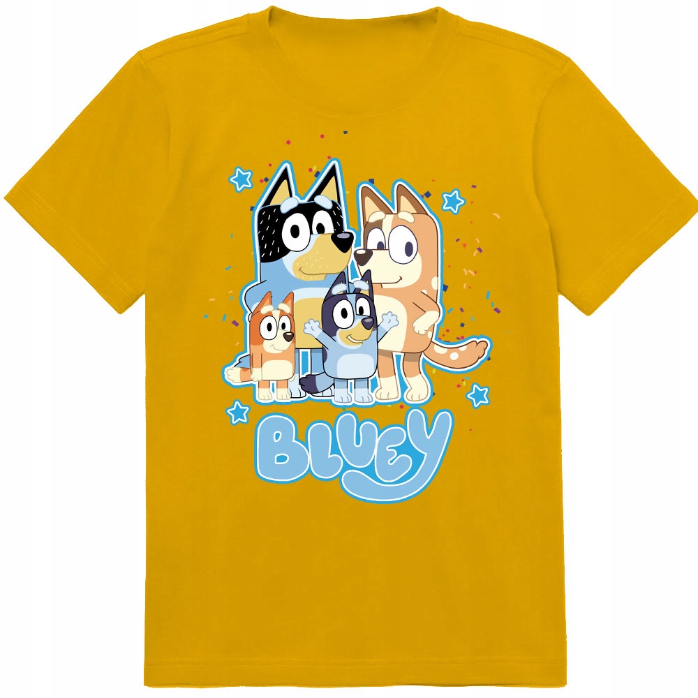 ZESTAW KOSZULKA + TATUAŻE NAKLEJKI BLUEY BLUE 140 Kod producenta Bluzka T-Shirt Dziecięca Naklejki Tatuaż