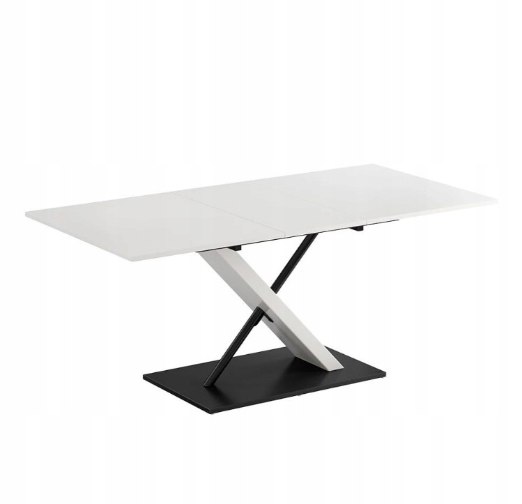 Stół okrągły rozkładany Vicco 140 x 90 x 76,6cm dąb czarny