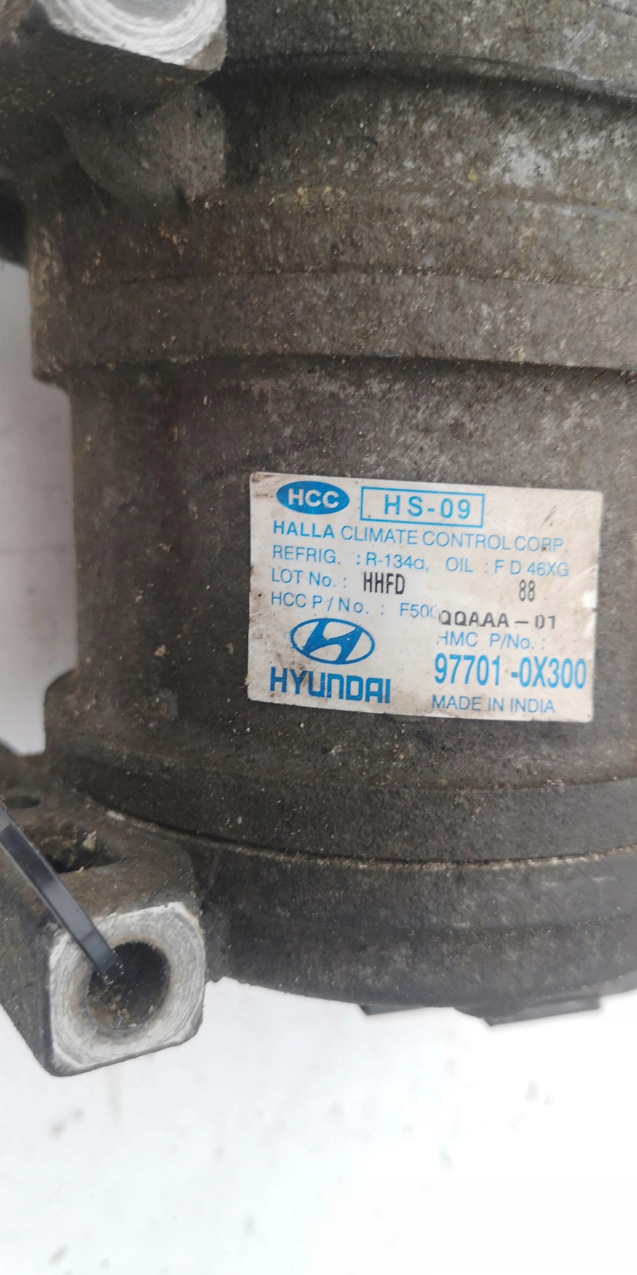 HYUNDAI I10 07-13 97701-0X300 compressor; KLIMATYZAC