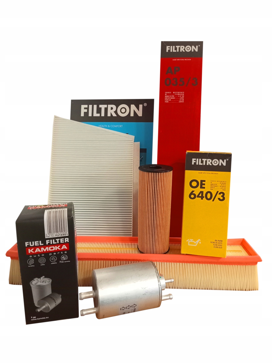 

Zestaw Filtrów do Mercedes Klasa C C200 Kompressor