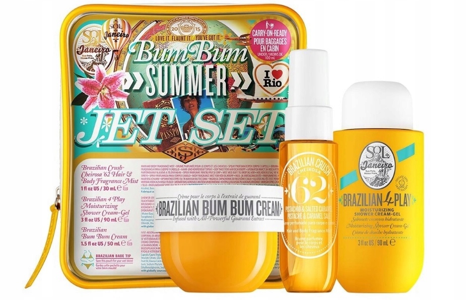 Sol de Janeiro Cheirosa 62 Mgiełka Brazilian Bum Bum krem żel zestaw