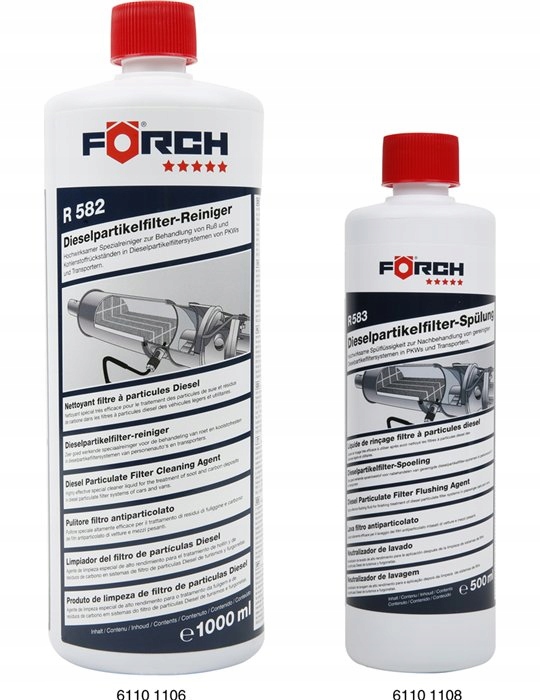 FORCH DPF фильтр для удаления твердых частиц R582 R583