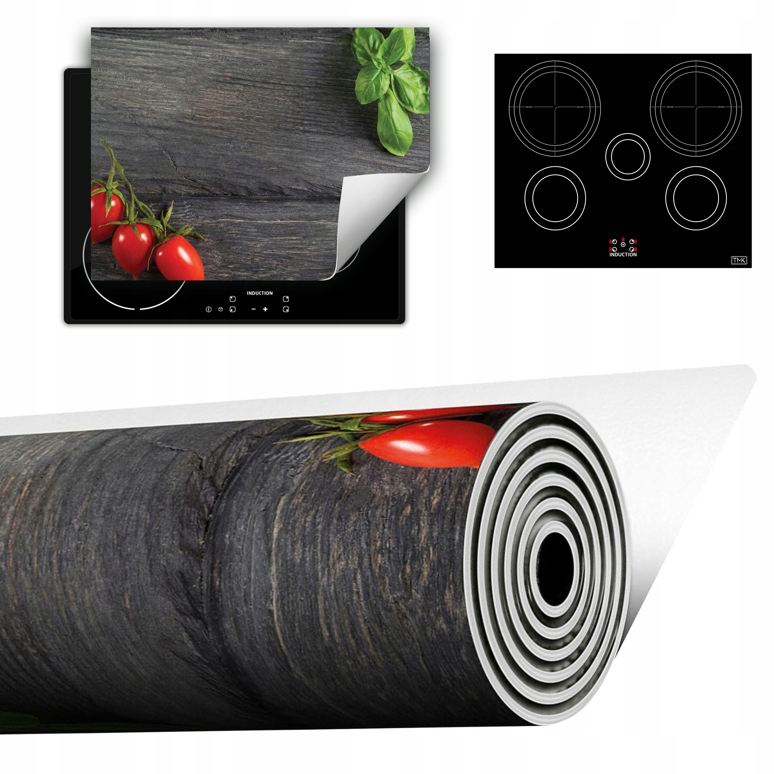 Vinylová Podložka Do Kuchyně Více Místa 70x52 Rajče dřevo