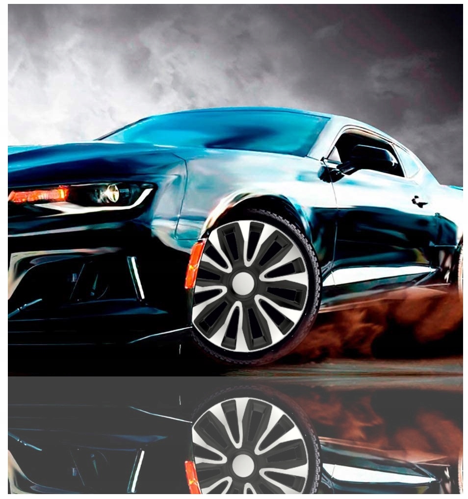 KOLPAKI 14 do FIAT ford RENAULT HYUNDAI citroen Producent code 14 Avalon Carbon Silver Black