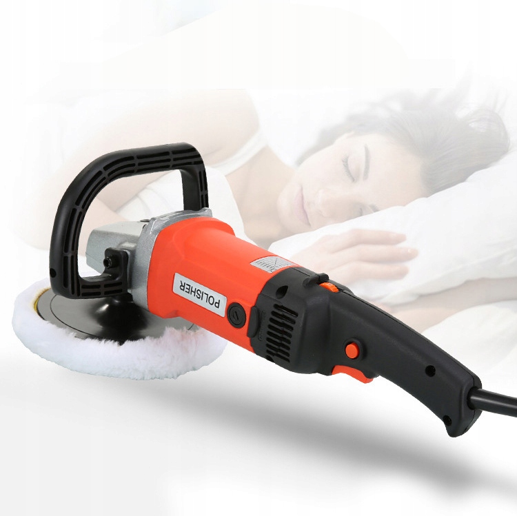 Polerka samochodowa, maszyna do woskowania, maszyna do uszczelniania glazury 1250W System mocowania materiału ściernego mocowanie na rzepy