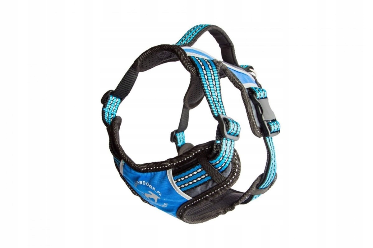 Levně All For Dogs Postroj 2x-Sport Modrý S