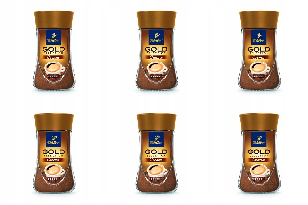 6x 180g Tchibo Gold Selection Crema Karton