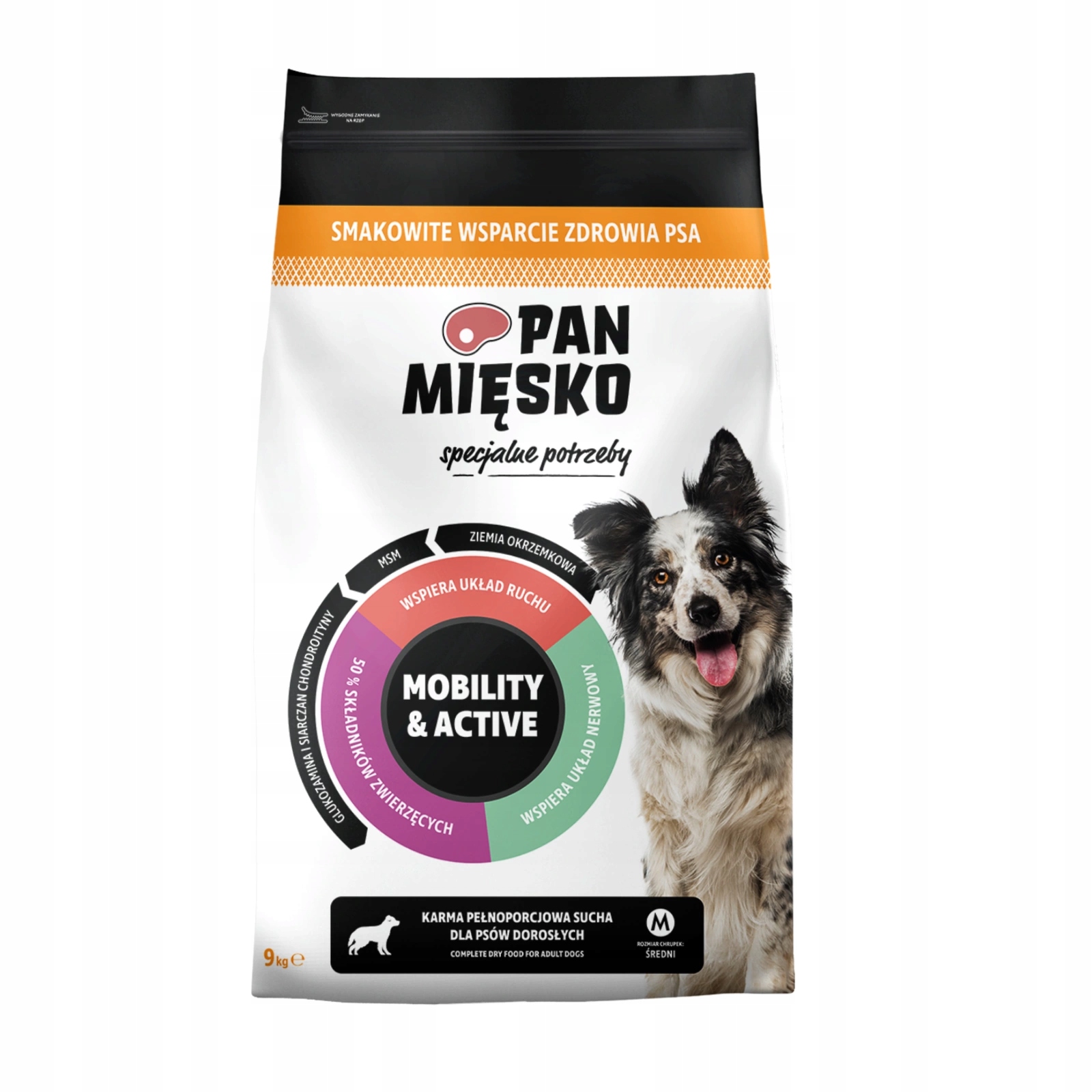 Levně Pan Mięsko – Speciální potřeby – Mobility & Ative 9 kg