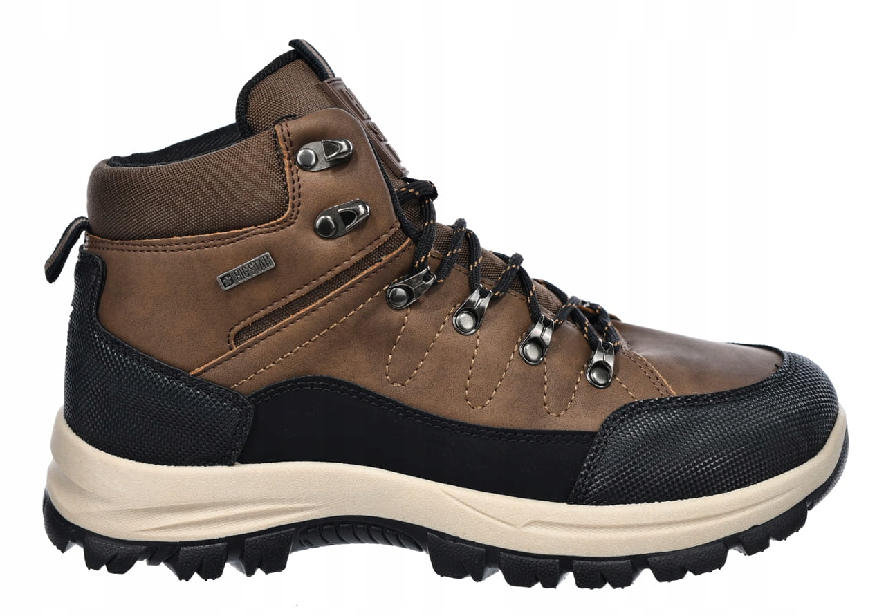 Pánské boty Big Star SS174049 hnědé nad kotník 43