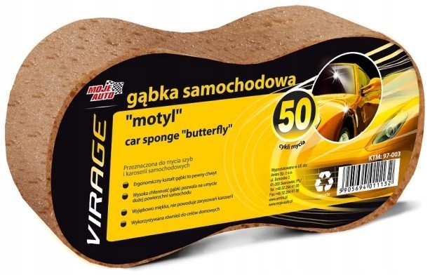 

Moje Auto Virage Gąbka samochodowa „Motyl”
