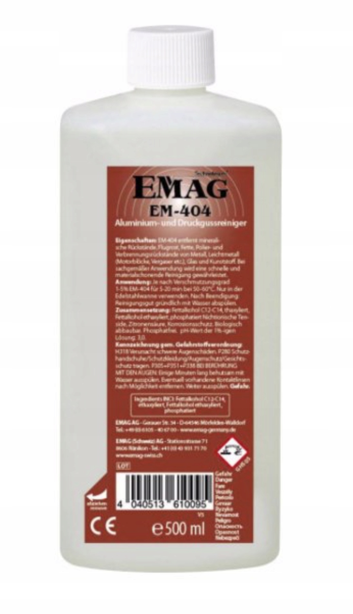 Levně Emag EM404 Ultrazvukový Čistič karburátorů hliníku a odlitků 0,5L koncentr.