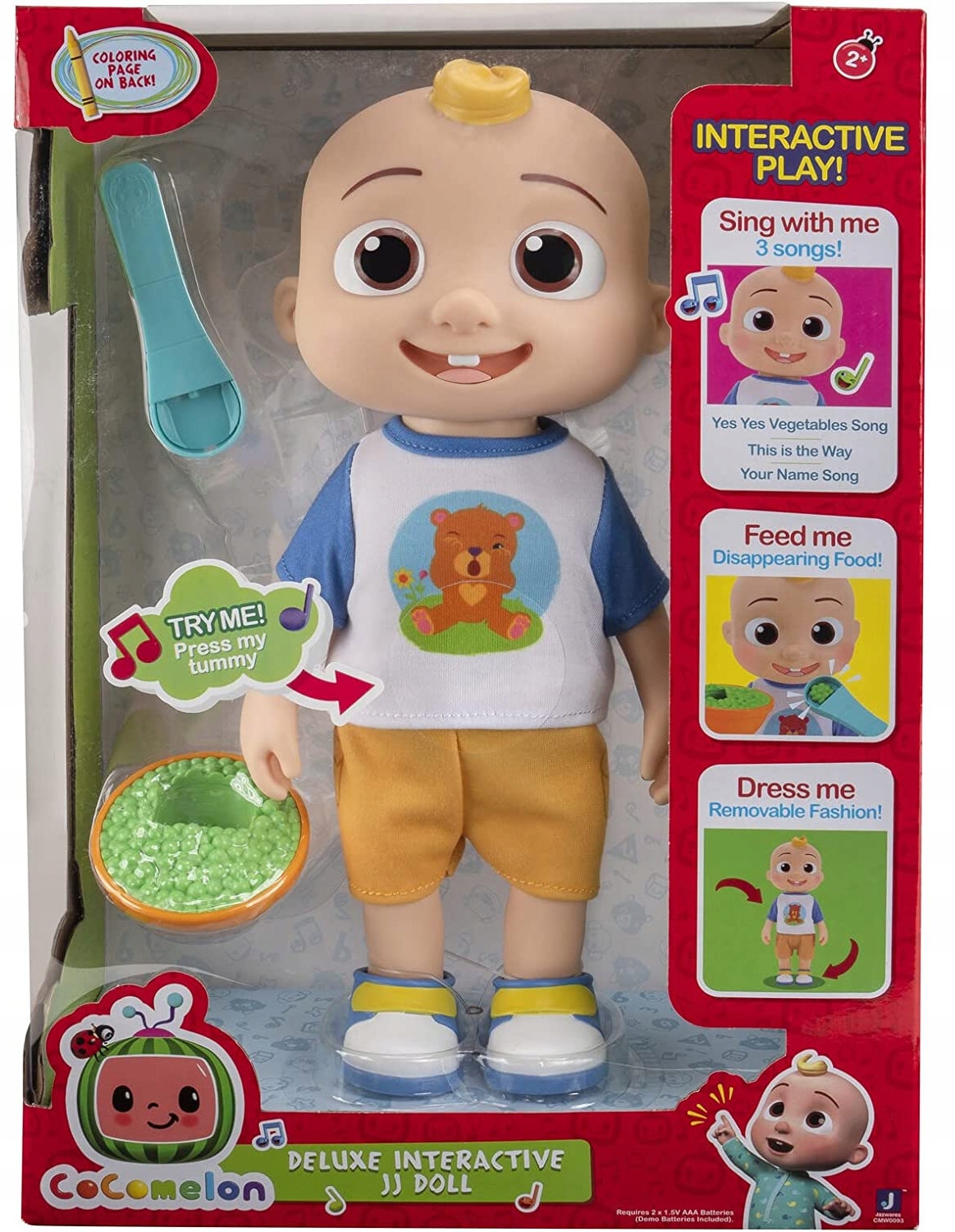 

Cocomelon Lalka Interaktywna Jj Deluxe Akcesoria