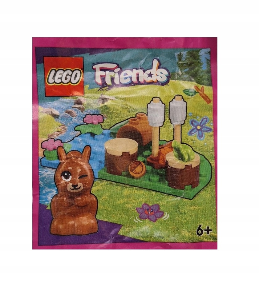 Zestaw Lego Friends Minifigure Polybag Squirrel with Campfire #562411