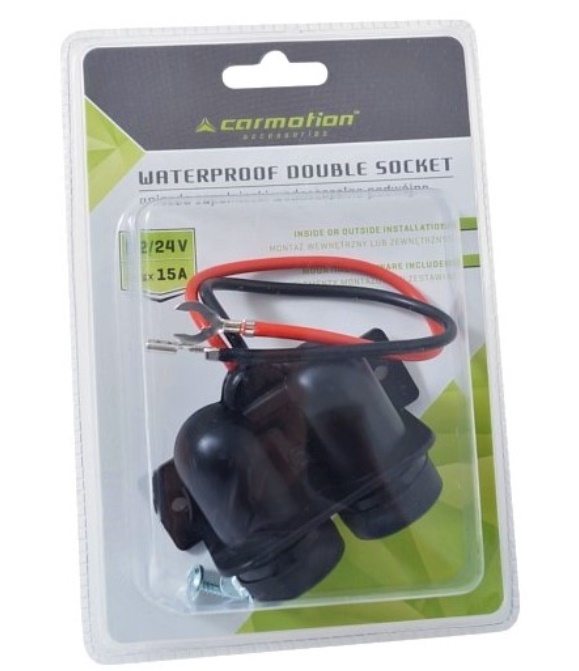 WODOSZCZELNE PODWÓJNE GNIAZDO ZAPALNICZKI 12V 24V EAN (GTIN) 6097125271266