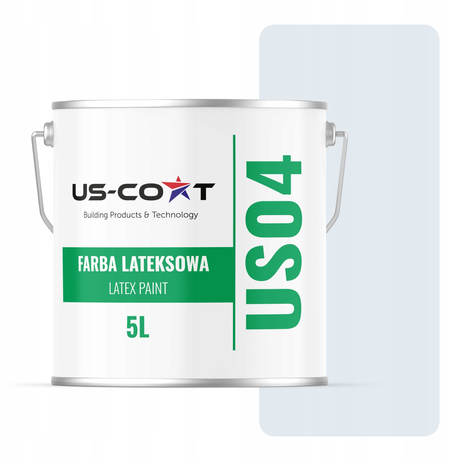 Barva Barva Bílá Zlomená Do Světle Modrá H0179 5L Hluboká Matná Na Stěny