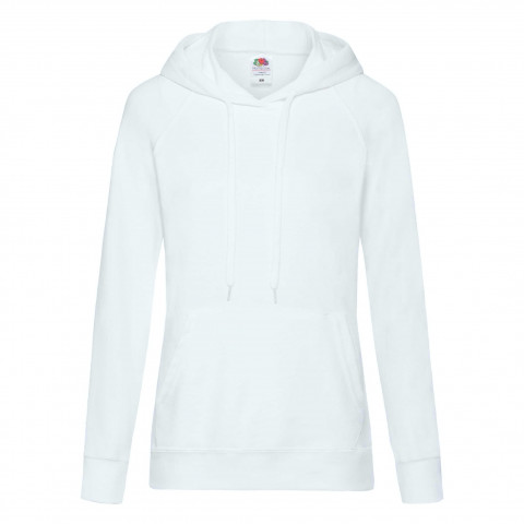 

Bluza damska Lightweight kaptur FruitLoom Biały S