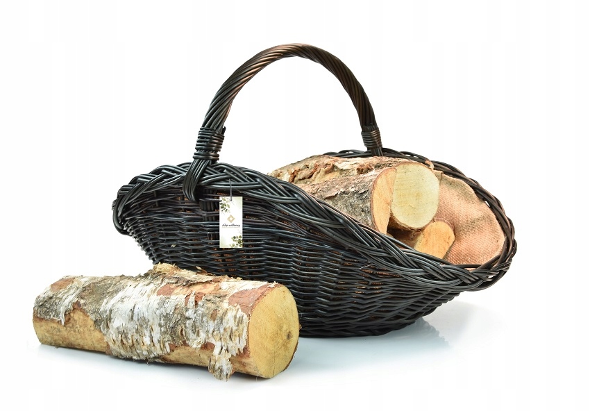 Polský krbový koš na palivové dřevo do krbu Nádoba Stojan 66 cm Pl