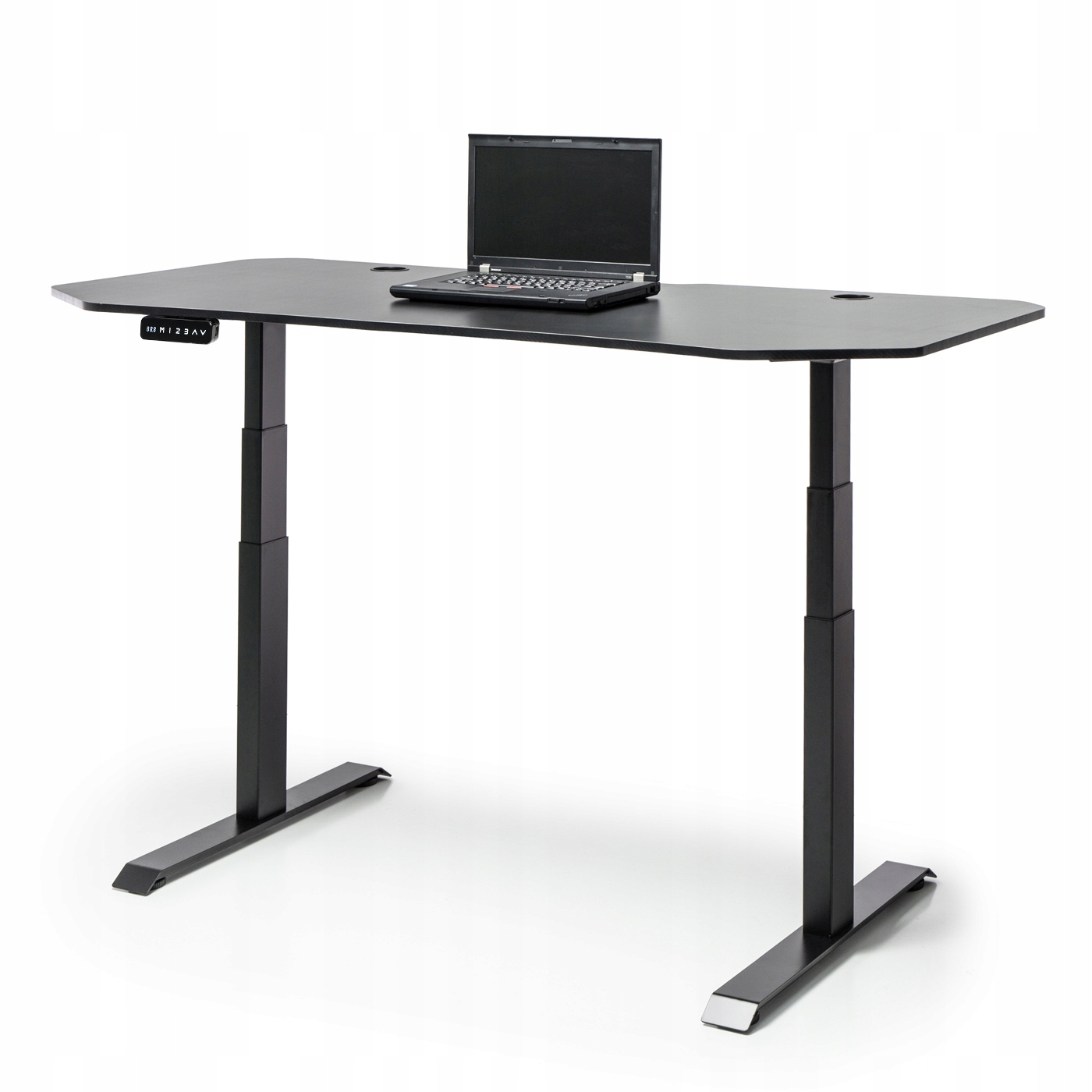 Biurko stojące - STELAŻ ELEKTRYCZNY 140 KG czarne Marka bez marki