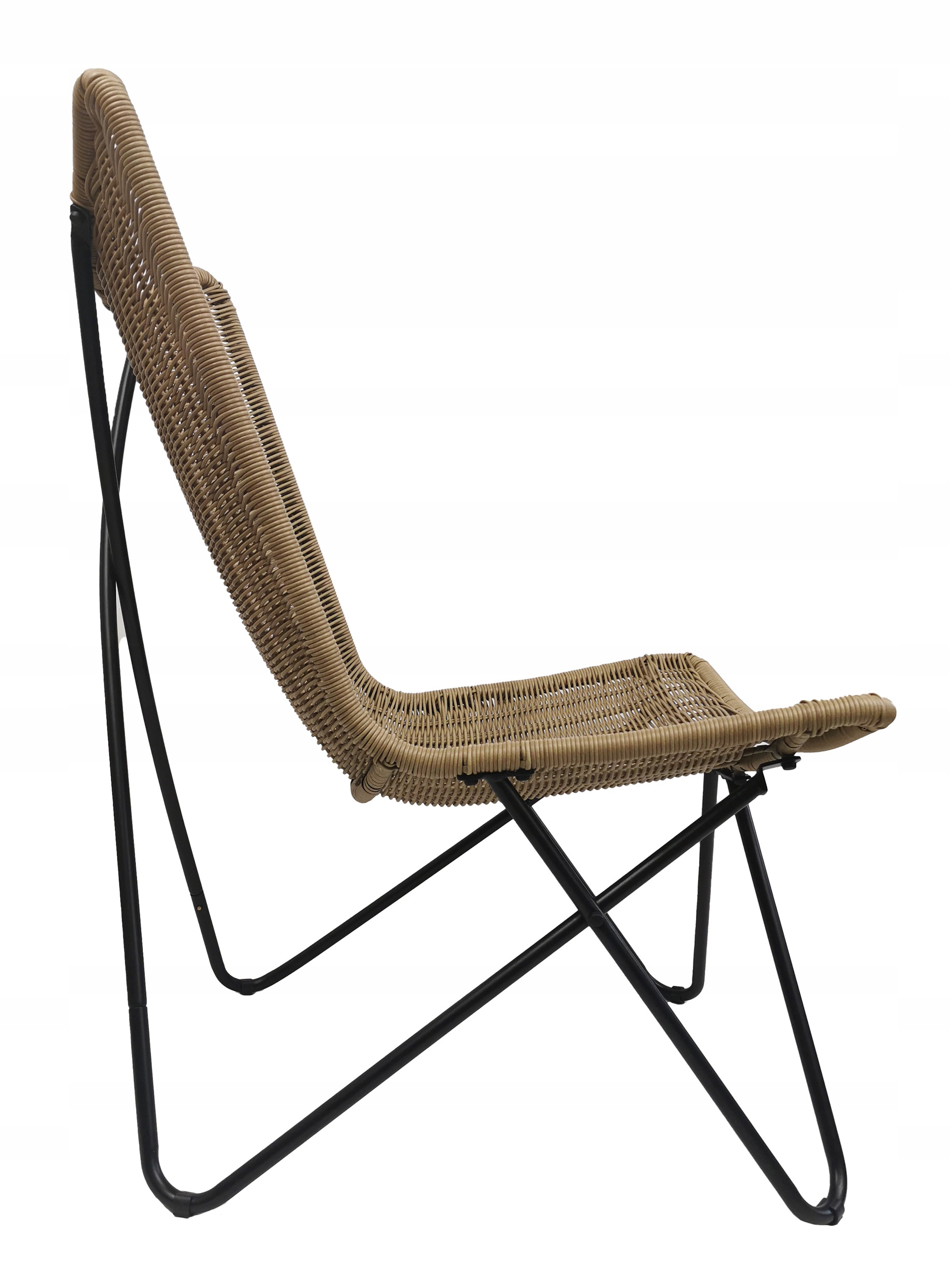 FOTEL OGRODOWY MOCNY LEŻAK BOHO DO OGRODU SALONU BALKON TARAS RATTAN RIMINI Materiał dominujący technorattan