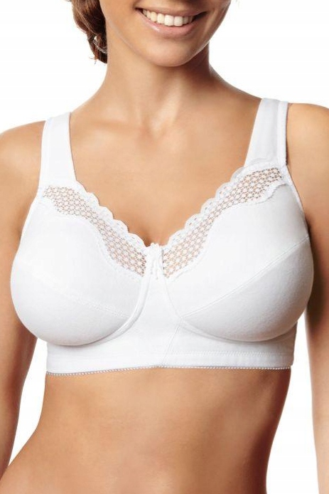 Bavlněná podprsenka Comfort bílá 80F
