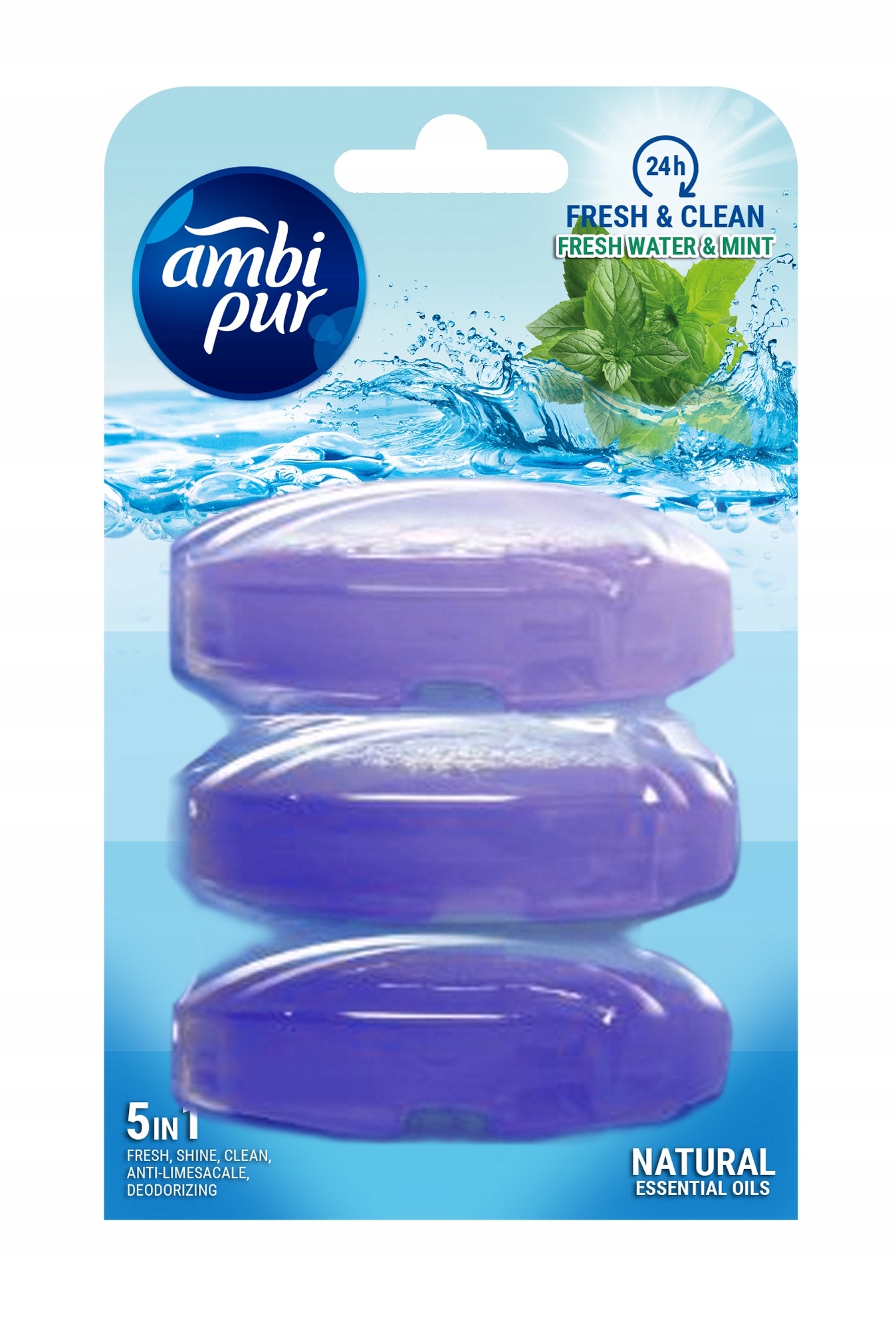 

Ambi Pur Wc Zapas 3x55ml Fresh Water & Mint