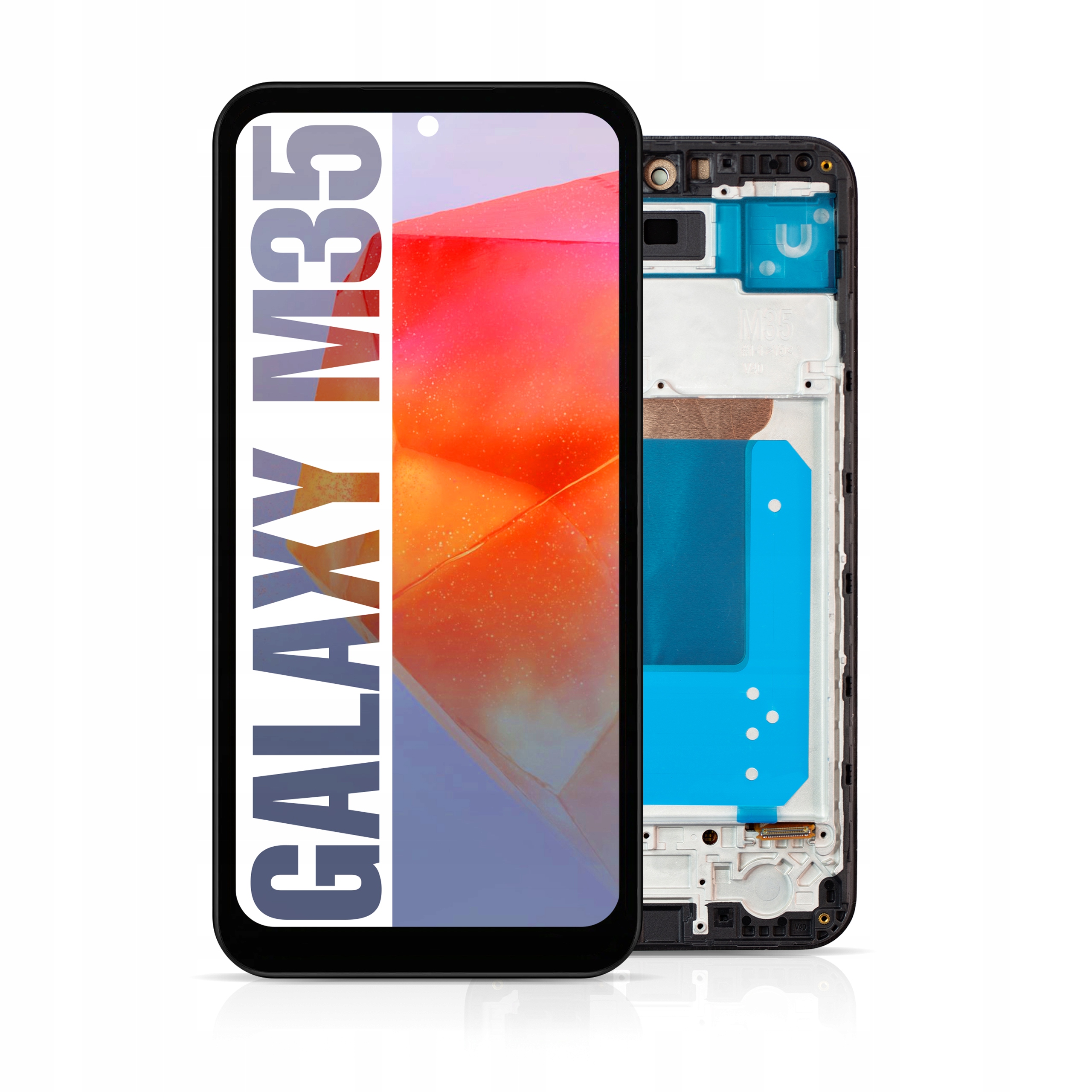 SM-M356B LCD pro Samsung M35 Displej Rámeček Matrix Incell