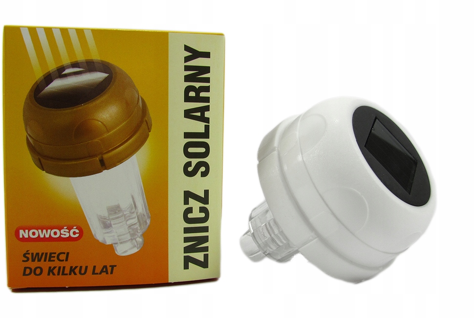 

Kapturek znicz solarny przykrywka biały 72mm