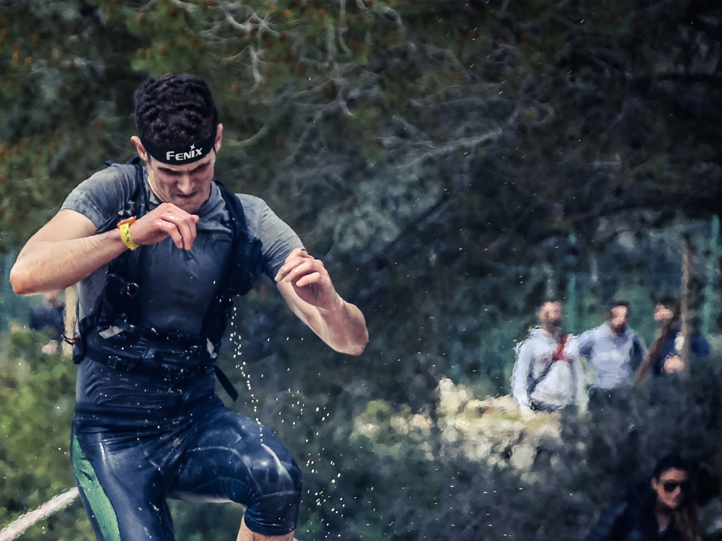 Opaska na głowę Fenix AFH-10 szara Płeć nie dotyczy