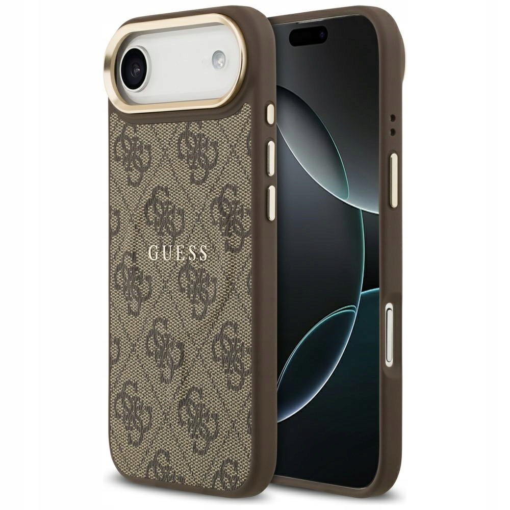 Pouzdro Guess 4G Pu Classic Logo MagSafe pro iPhone Air, hnědé