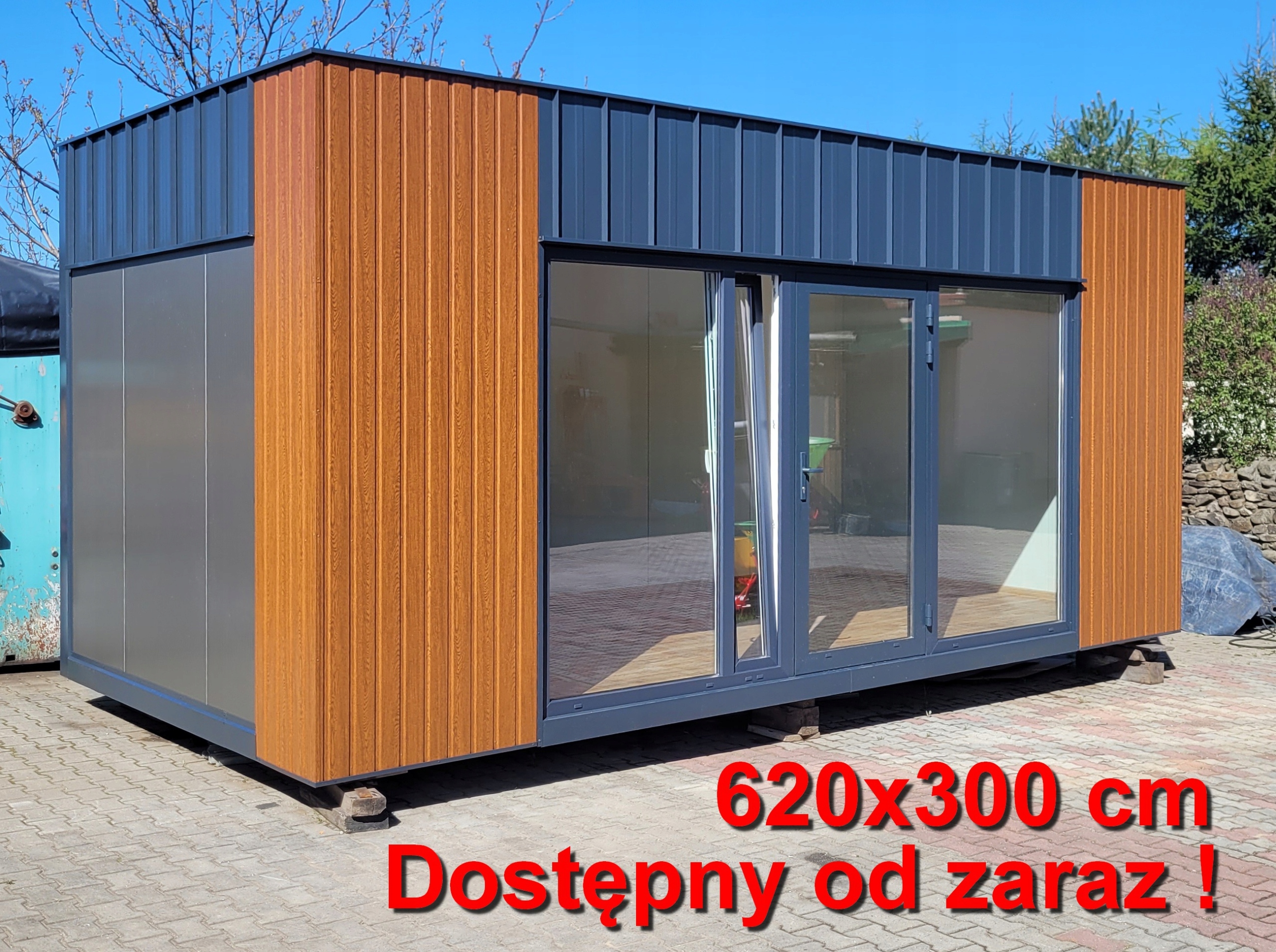 Pawilon Handlowy Biurowy Komis Sklep 6x3 Kontener