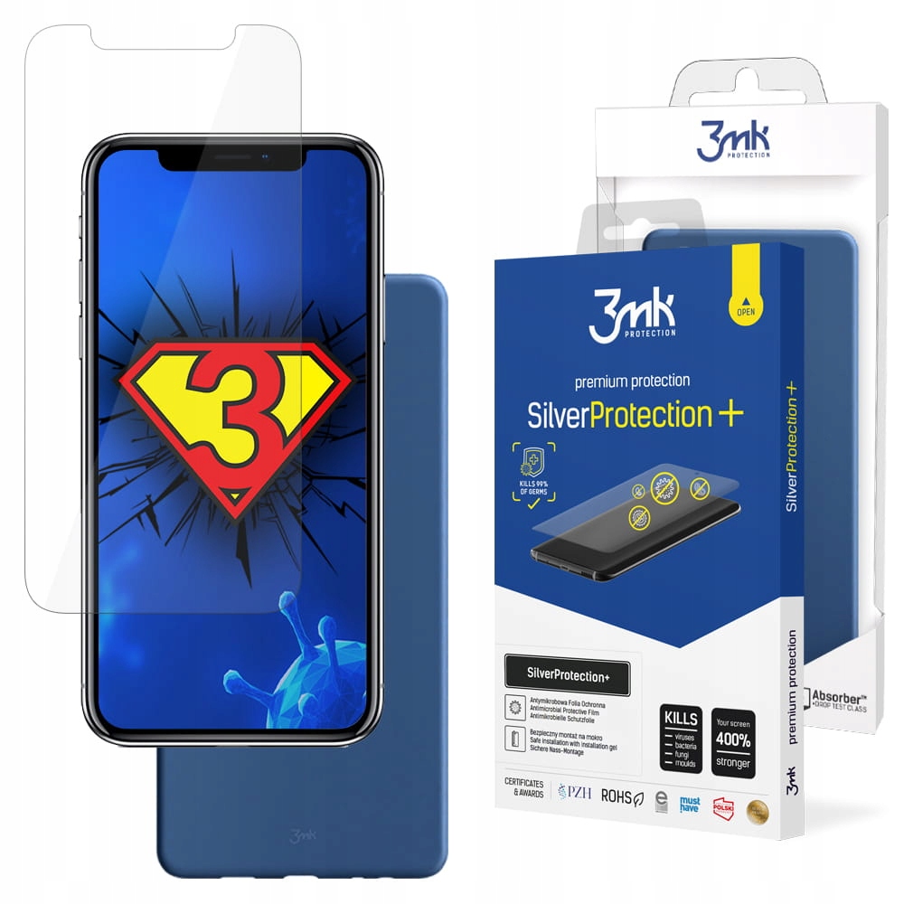 

Folia hydrożelowa Sp+ Etui 3mk do iPhone X Xs