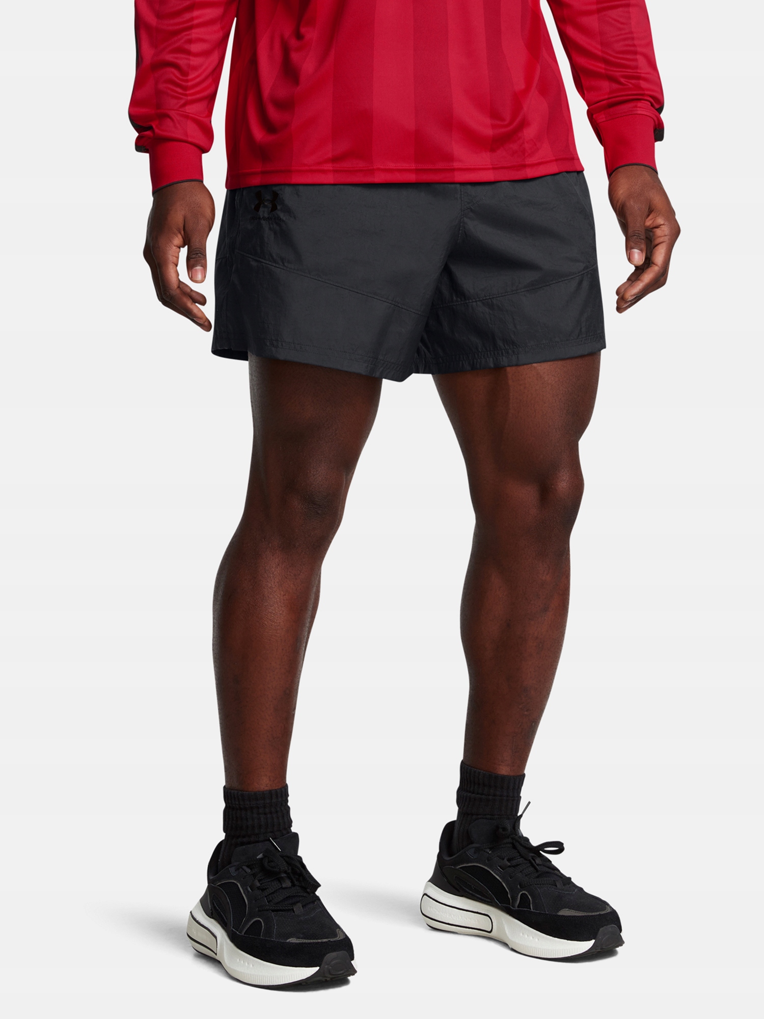 Pánské kraťasy Under Armour Ua M's 96 Terrace Wvn Shorts-BLK vel. L