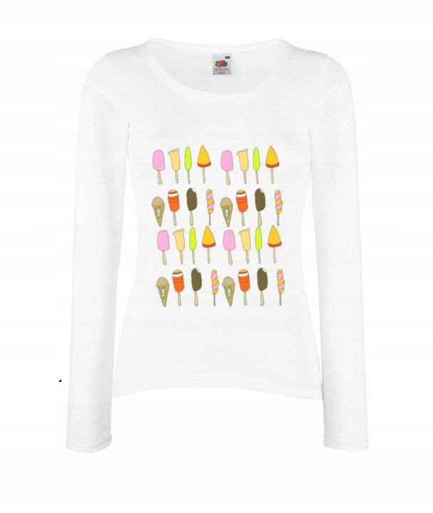 

Bluzka Damska Lody Ice Cream Śmieszne Wzory