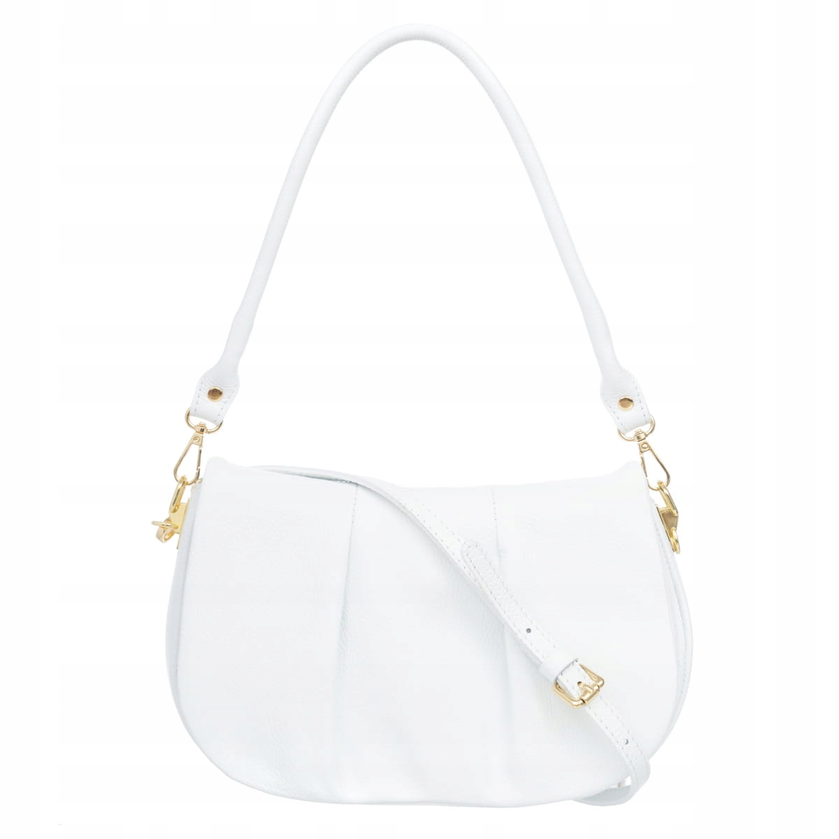Dámská kožená kabelka Vezze Alato Bílá