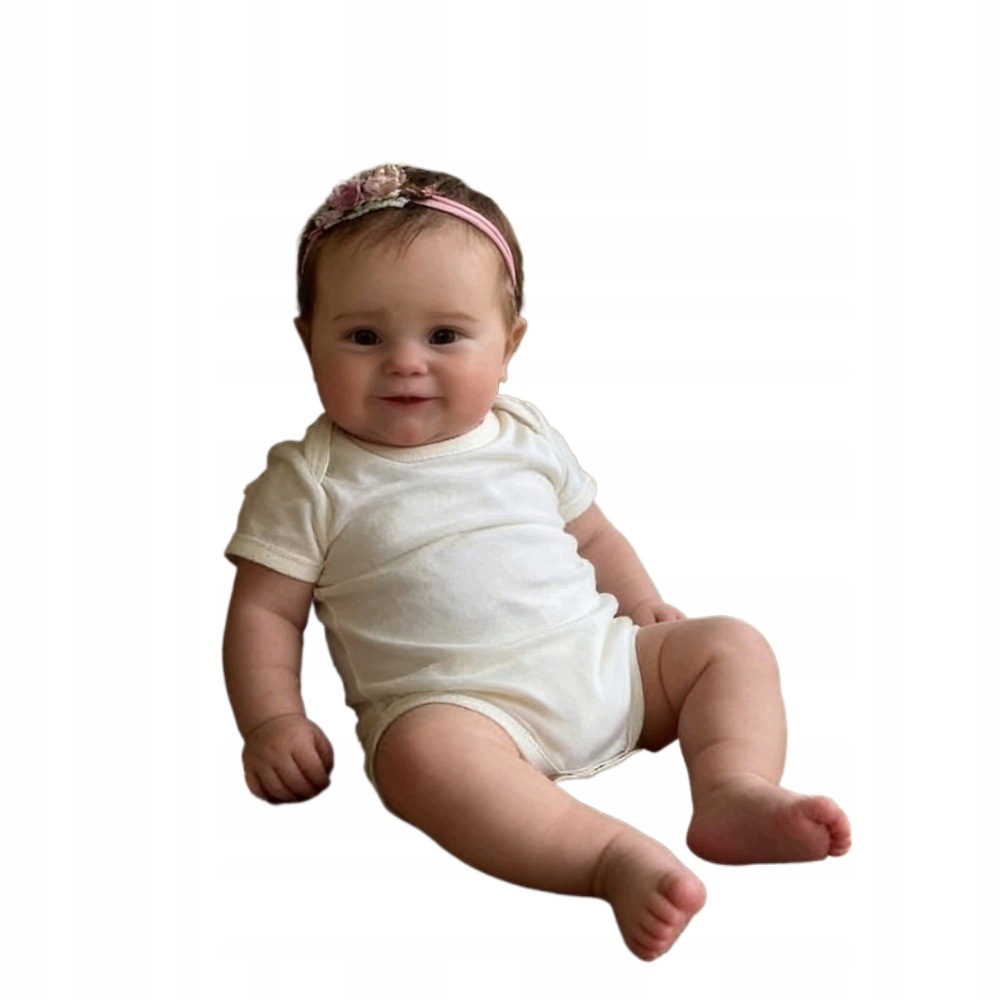 Śpiąca Lalka Reborn Jak Prawdziwe Niemowlę 49 CM
