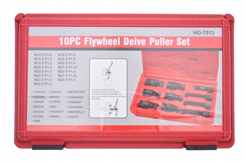 ZESTAW ŚCIĄGACZY KOŁA MAGNESOWEGO MAGNETA ŚCIA Producent Motrix